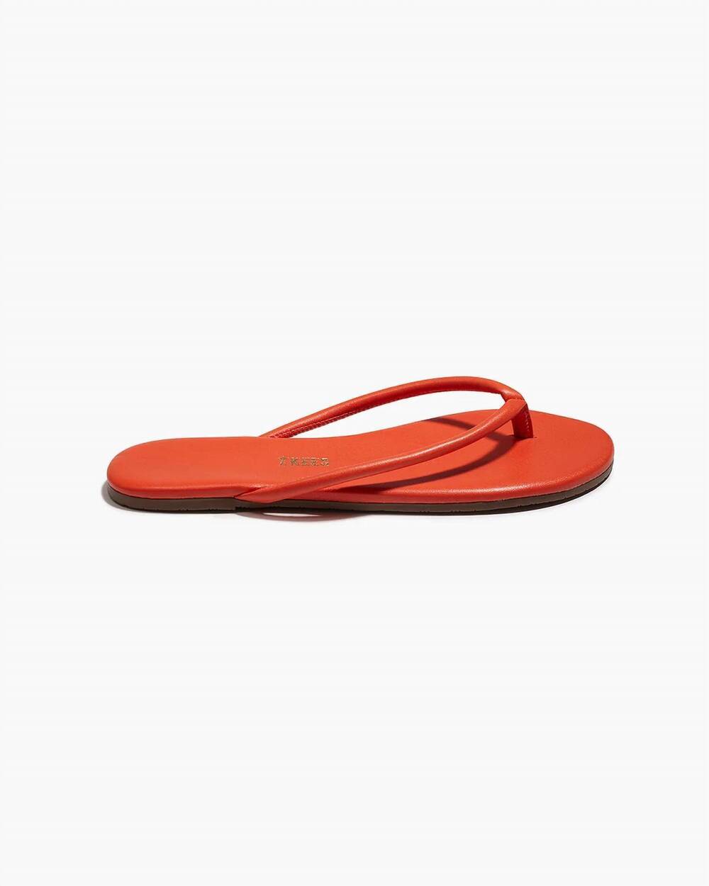 NEW TKEES women's tubular lily citra sandals in red